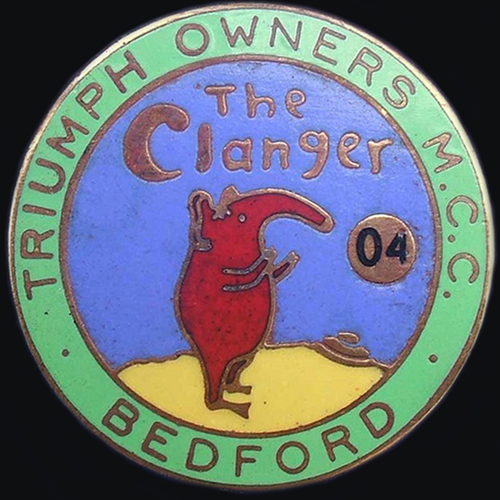 Clanger Rally pin badge