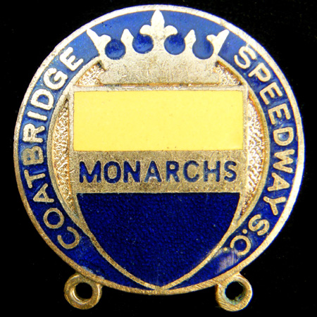 Coatbridge Speedway Lapel Badge