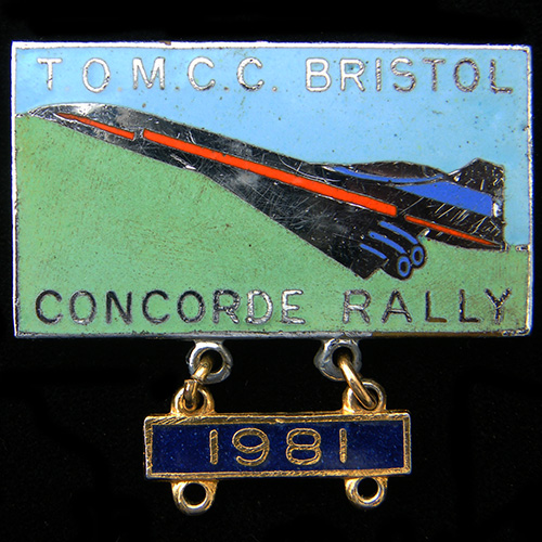 Concorde Rally Pin Badge