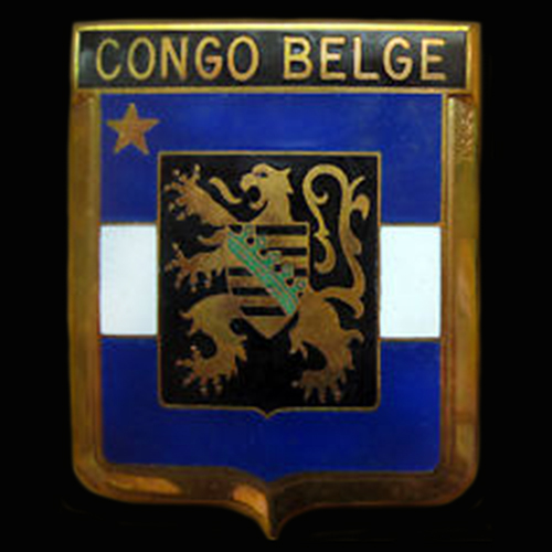 Congo Belge Car Badge (Drago)