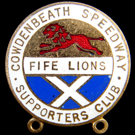 Cowdenbeath Speedway Lapel Badge