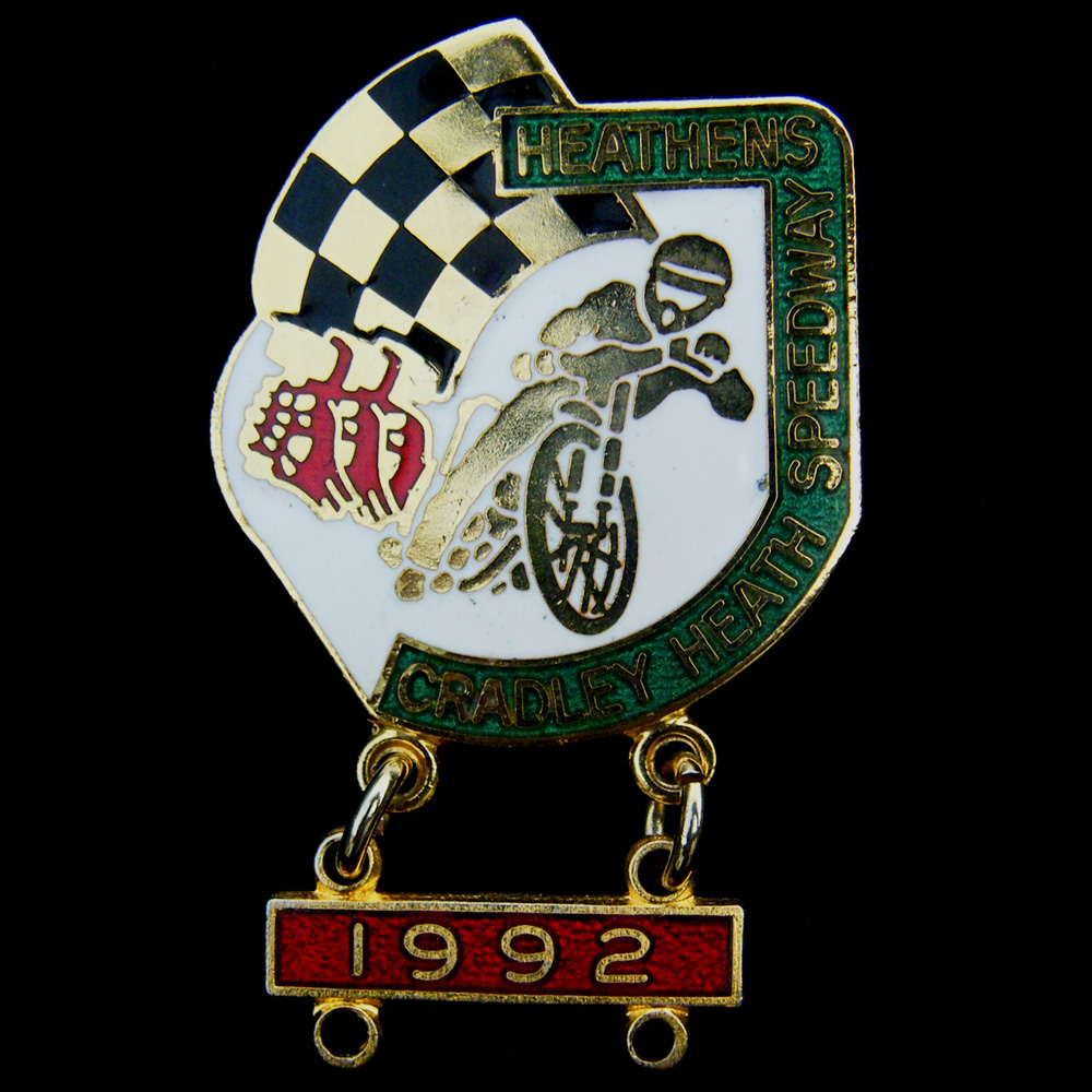 Cradley Heath Speedway pin badge