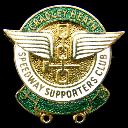 Cradley Heath Speedway pin badge