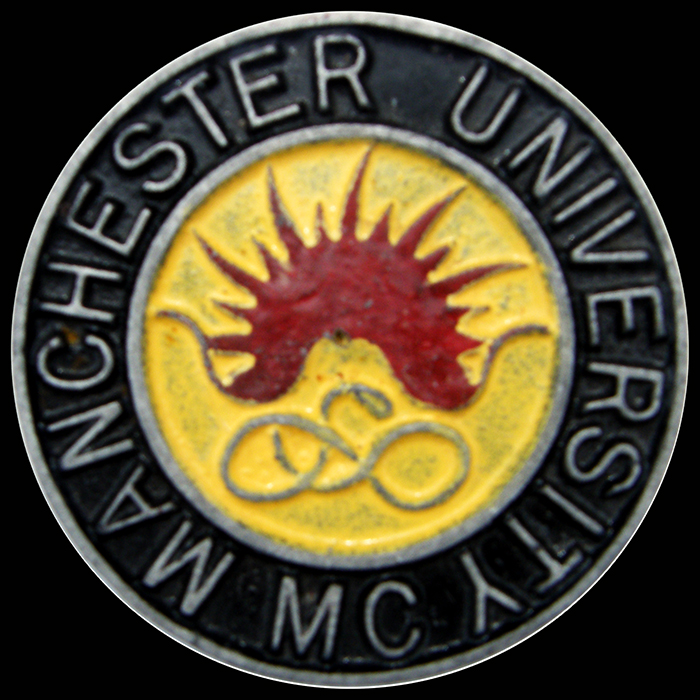 Manchester University Motor Club Car Badge 