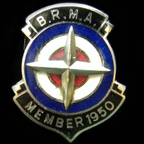 B.R.M.A. British Racing Motors Association  Lapel Badge