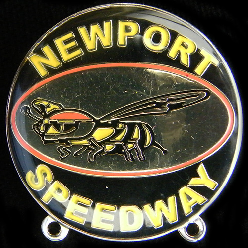 Newport Speedway lapel badge