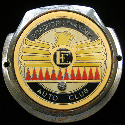 Bradford Phoenix Auto Club car badge