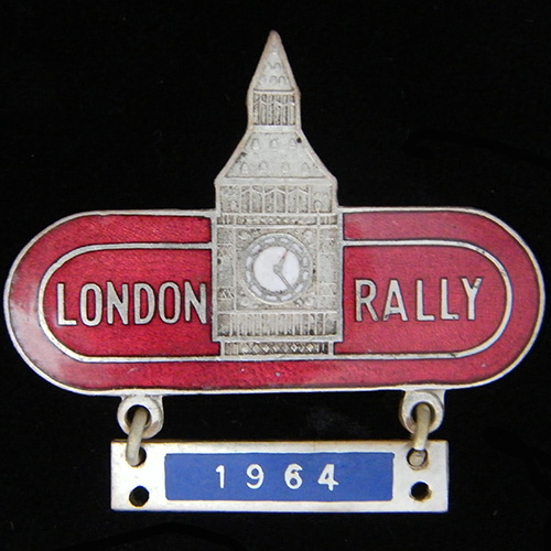 London Rally pin badge