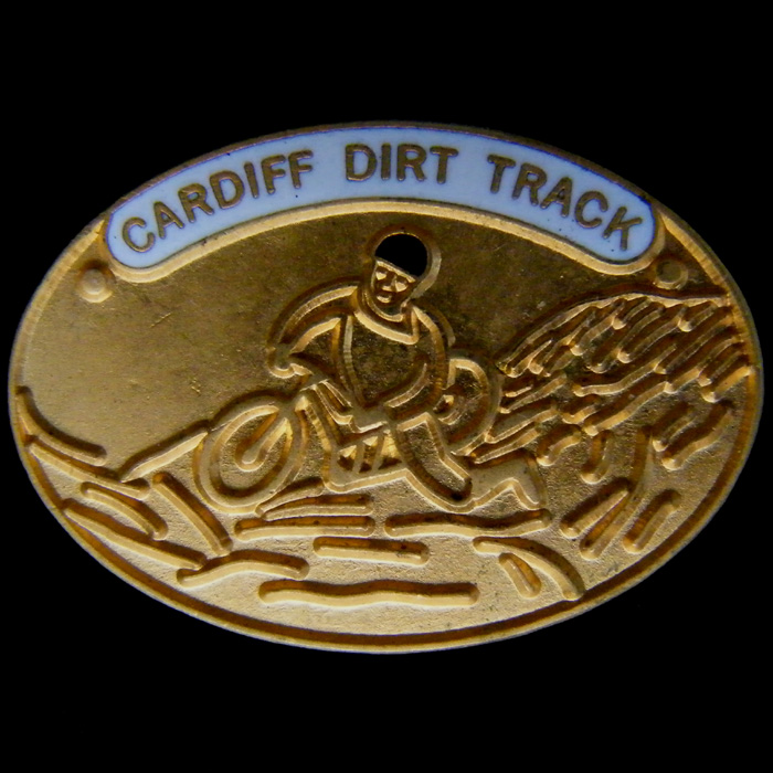 Cardiff Dirt Track pin badge