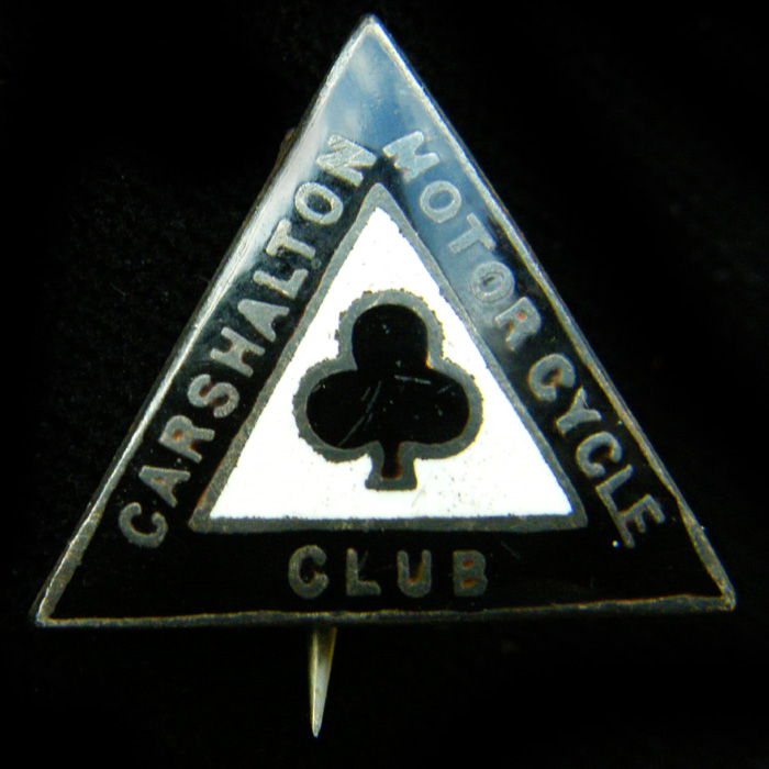 Carshalton Motor Cycle Club pin badge