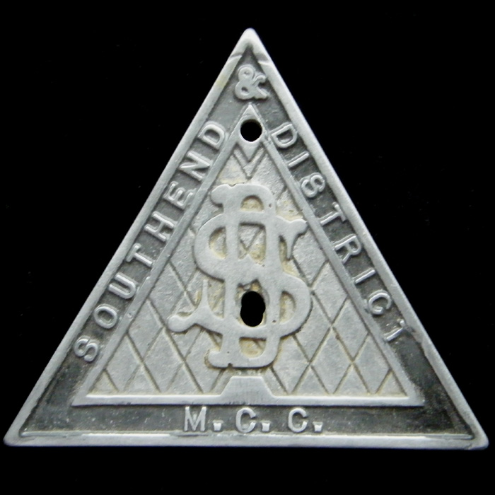 Southend & District Motor Cycle Club Car Badge