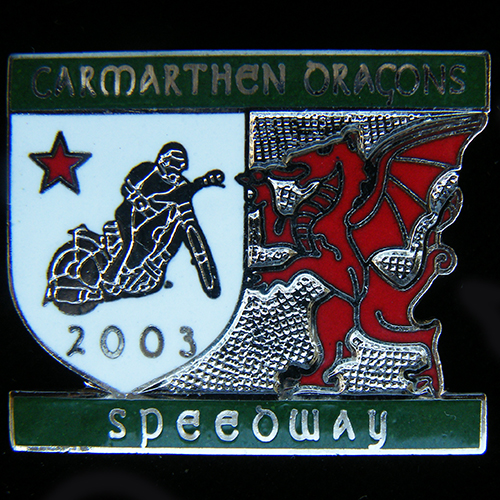 Carmarthen Speedway Lapel Badge