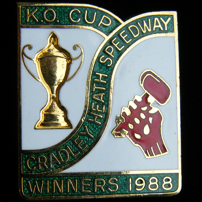 Cradley Heath Speedway pin badge