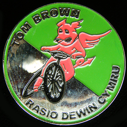 Newport Speedway lapel badge