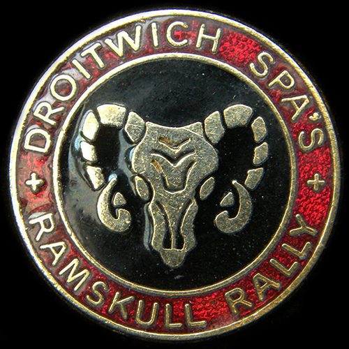 Ramskull Rally pin badge