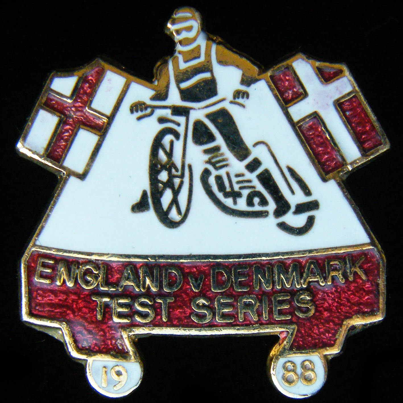 Speedway Test Series Lapel Badge