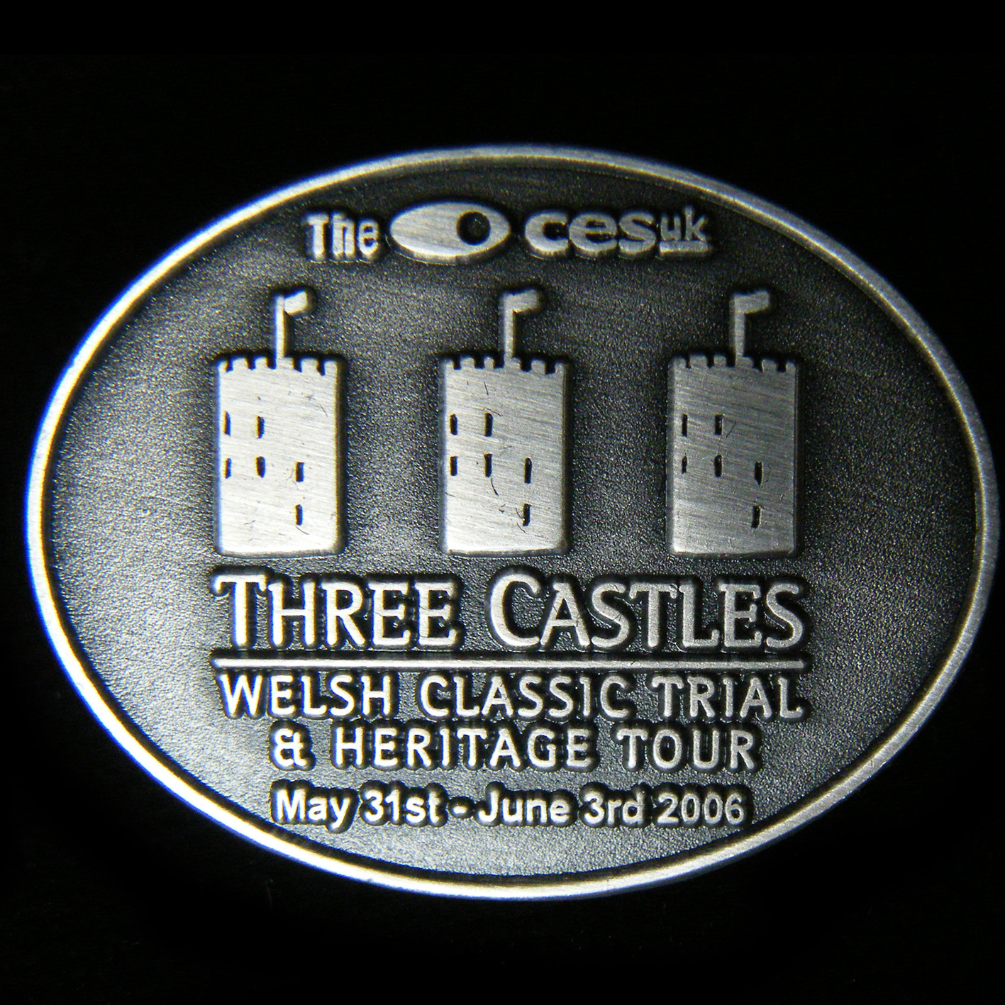 Three Castles Welsh Classic Trial Lapel badge
