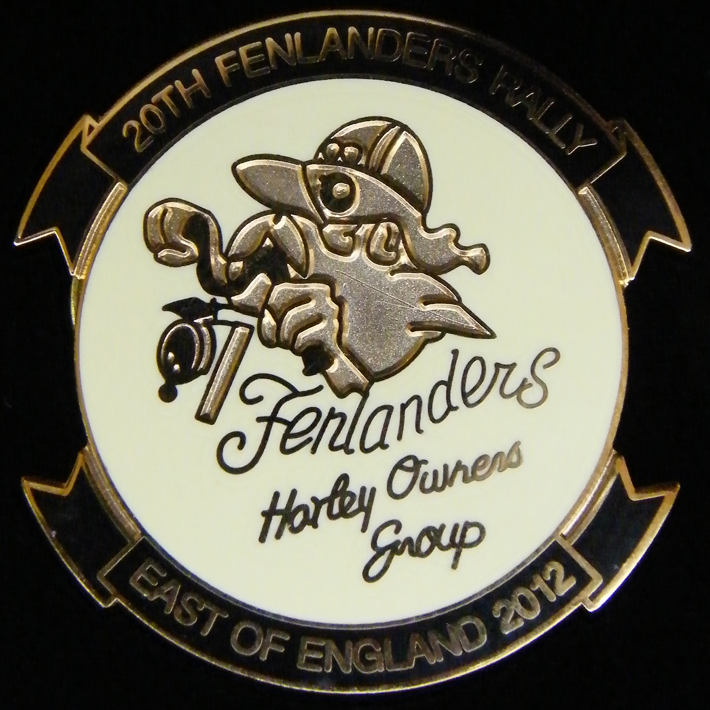 Harley owners Croup pin badge