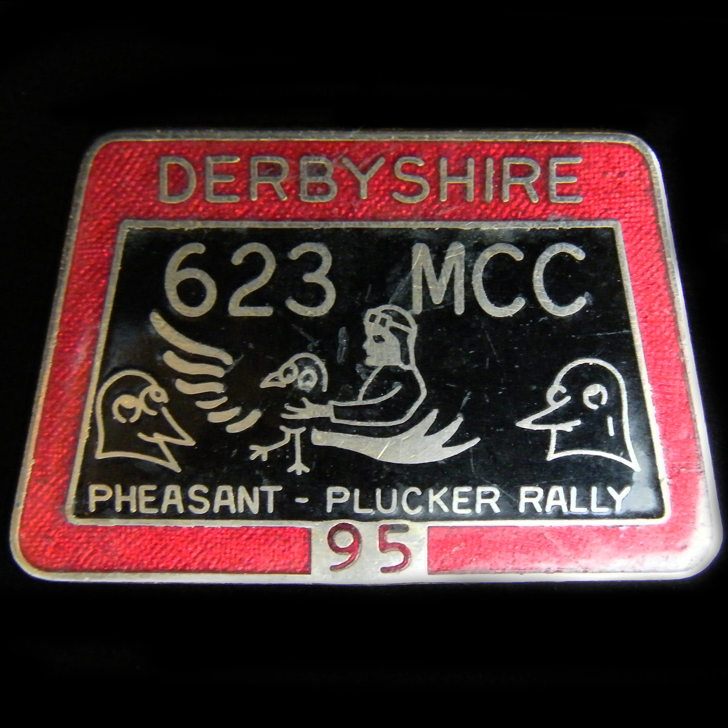 Pheasant Plucker Rally pin badge 