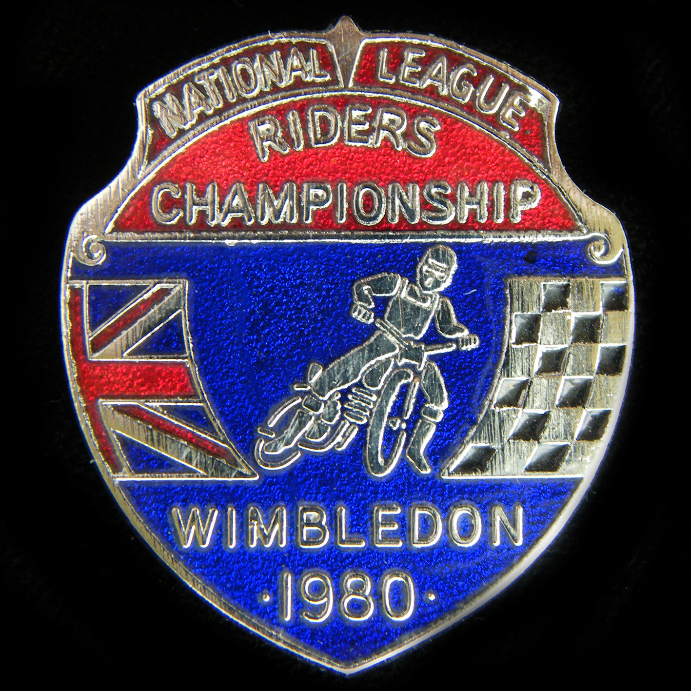 National League Riders Championship Lapel Badge