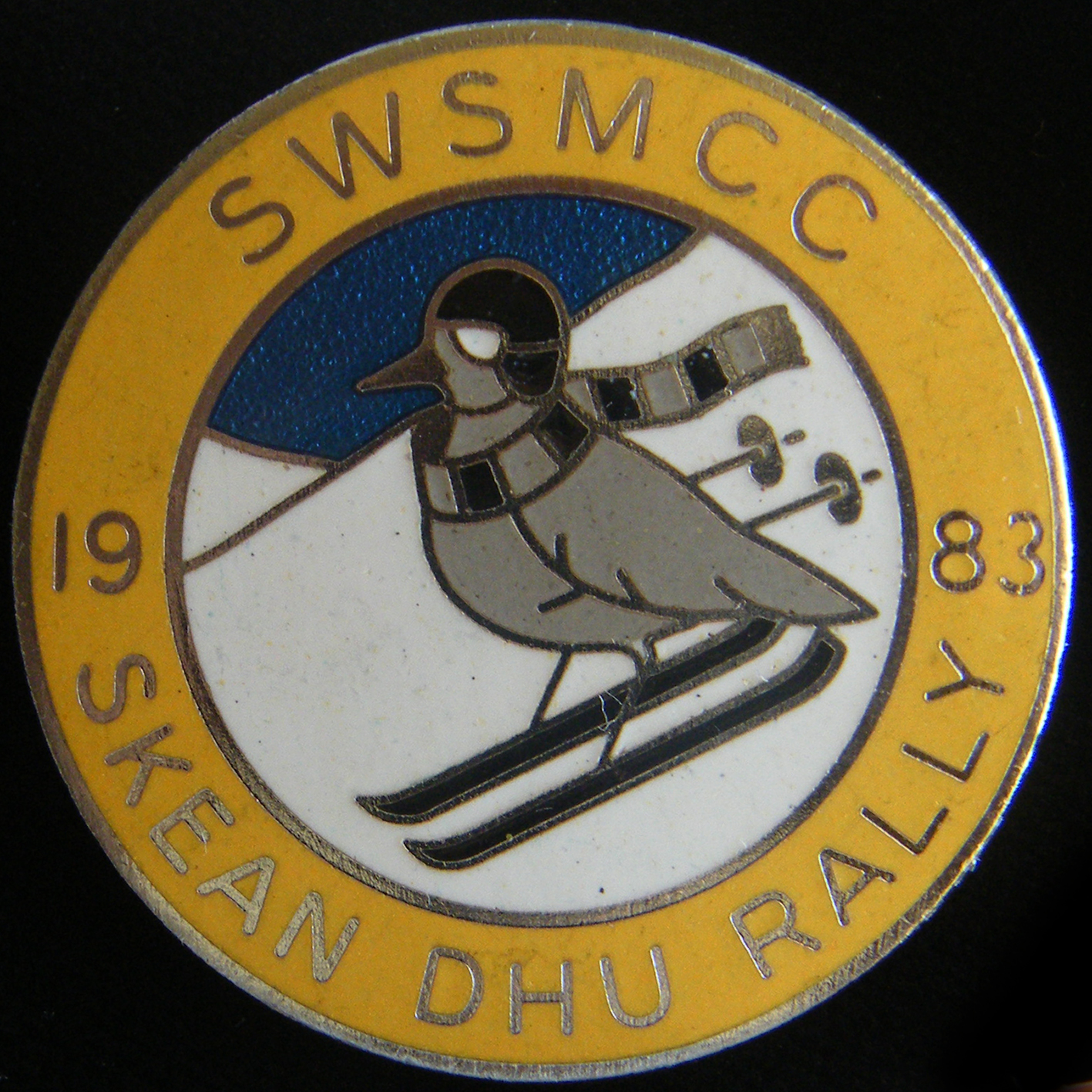 Skean Dhu Rally pin badge