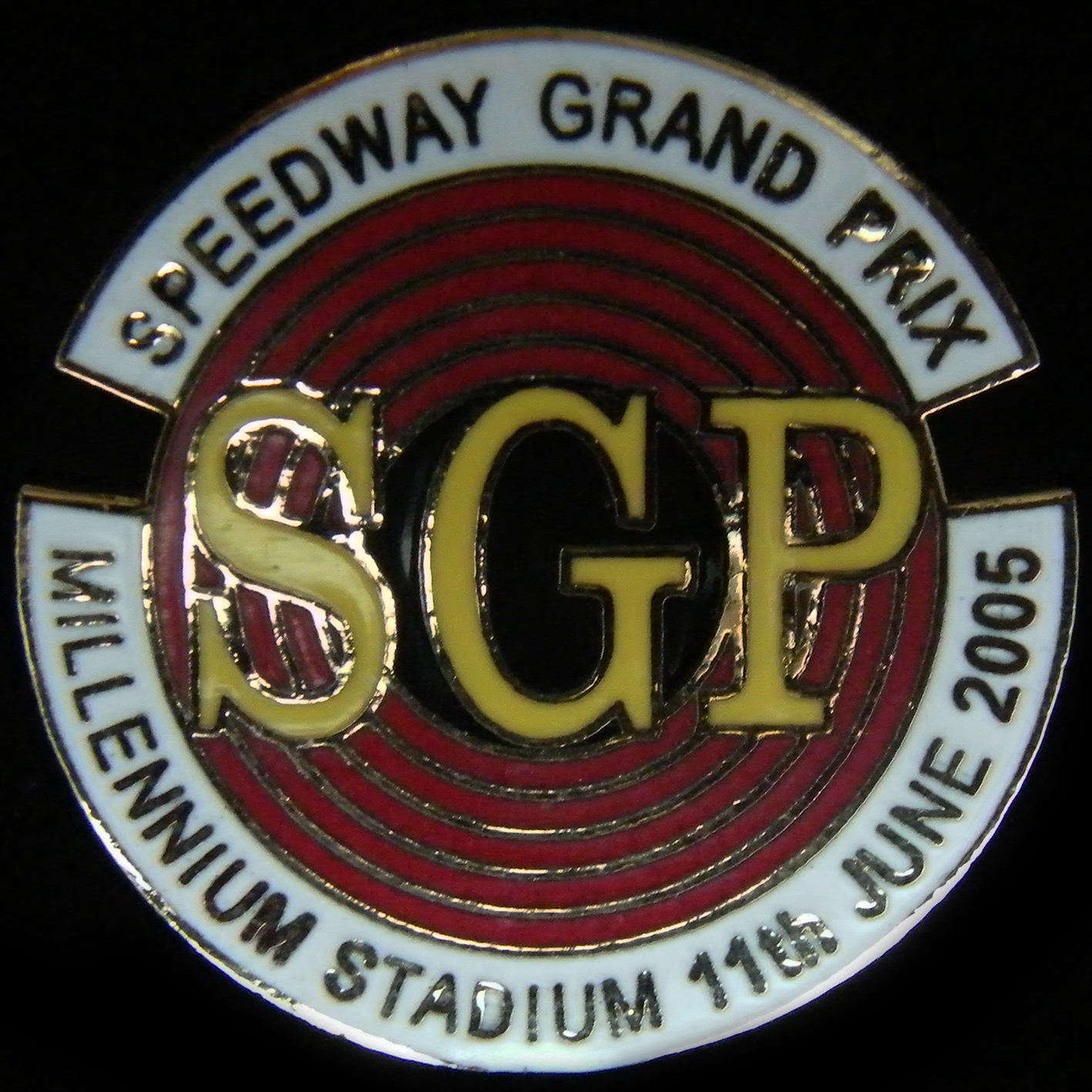 British Speedway Grand Prix Pin Badge