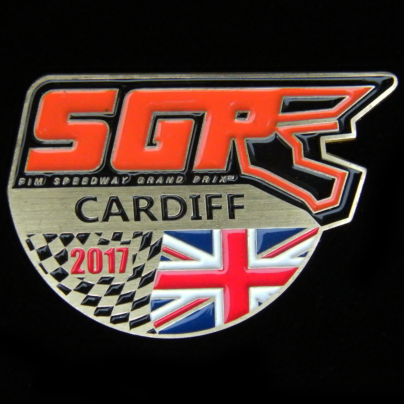 British Speedway Grand Prix Pin Badge