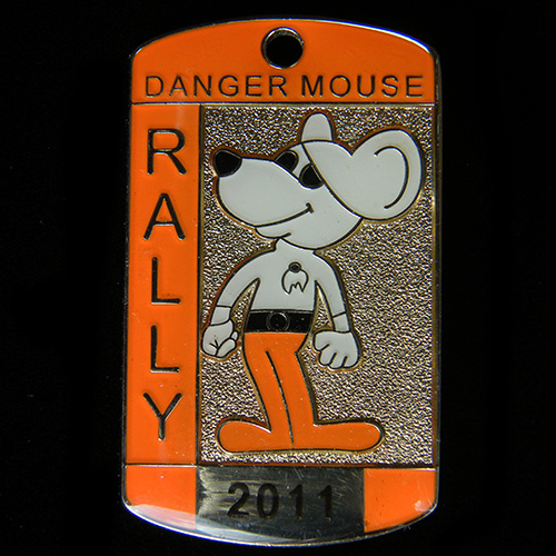 Danger Mouse Rally pin badge