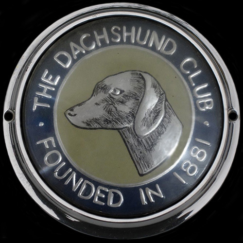 Dachshund Club Car Badge