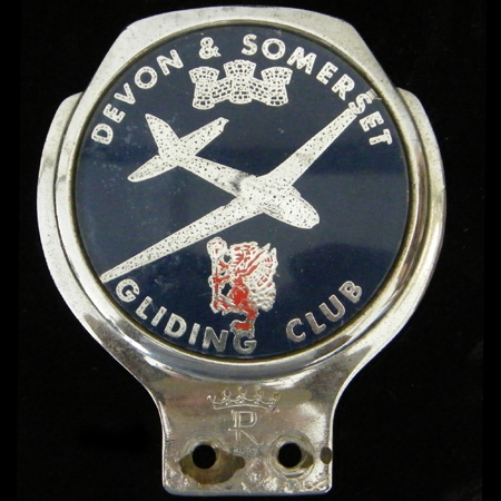 Devon & Somerset Gliding Club car badge