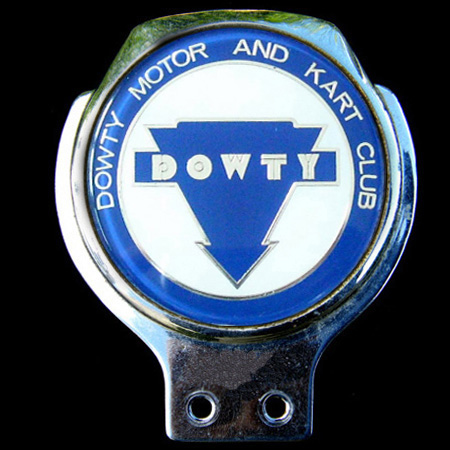 Dowty Kart Club Car Badge