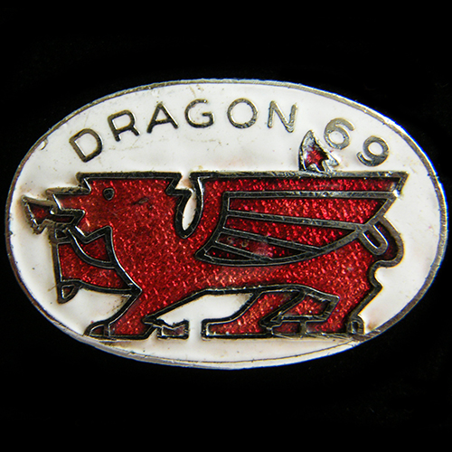 Dragon Rally pin badge