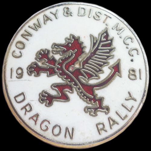 Dragon Rally pin badge