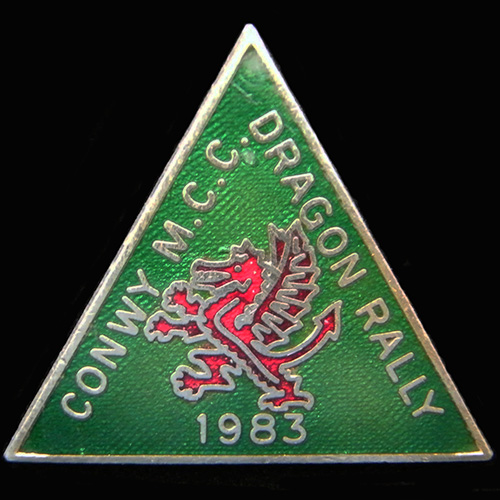 Dragon Rally pin badge
