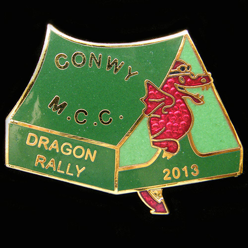 Dragon Rally pin badge