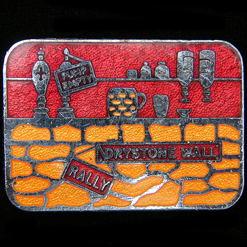 Drystone Wall Rally pin badge