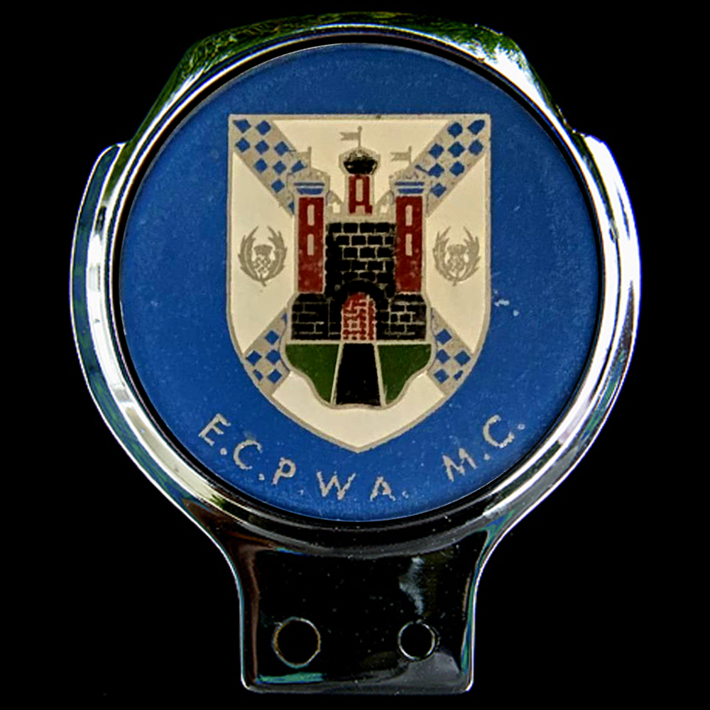 Edinburgh City Police Welfare Association Motor Club car badge