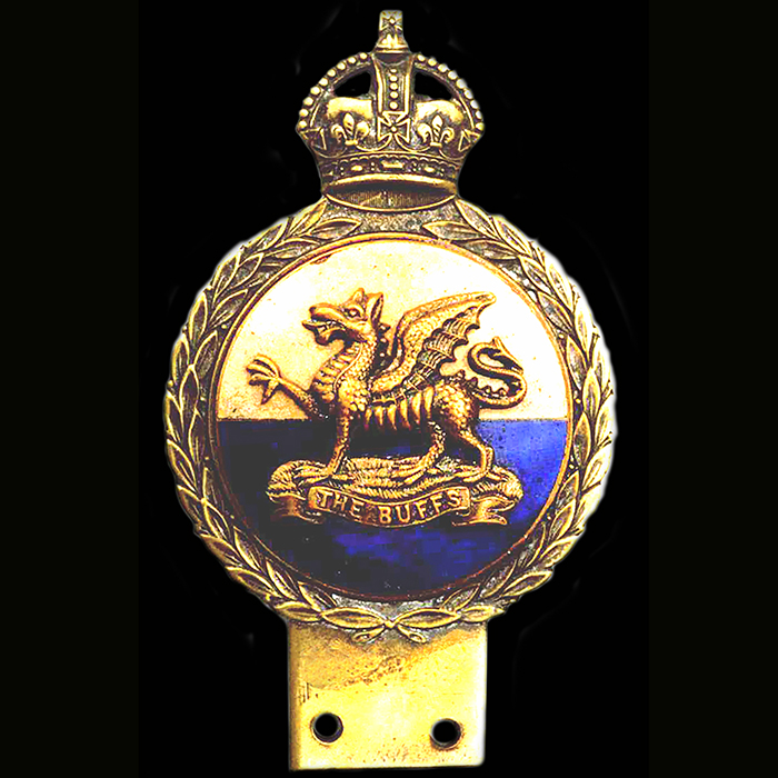 East Kent Regt car badge