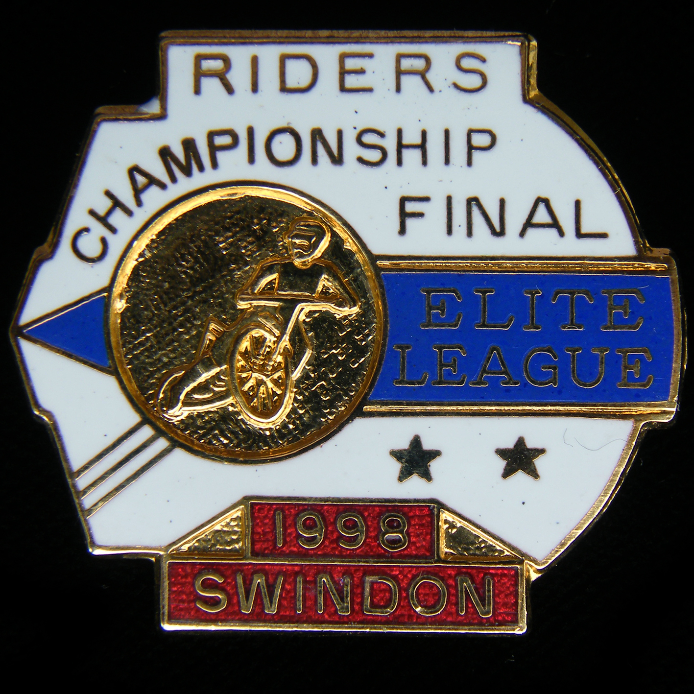 Elite League (Speedway) Riders Championship lapel Badge