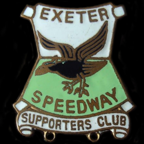 Exeter Speedway lapel badge
