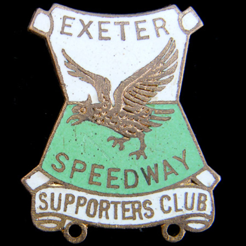 Exeter Speedway lapel badge