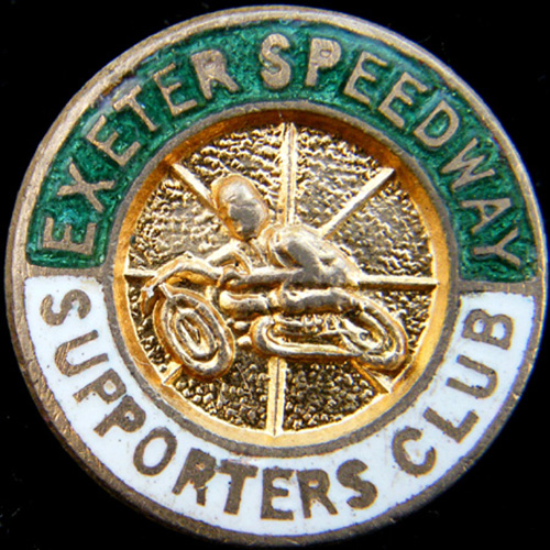 Exeter Speedway lapel badge