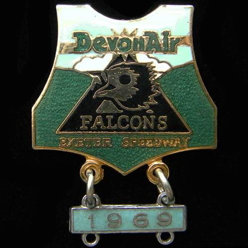Exeter Speedway Lapel Badge