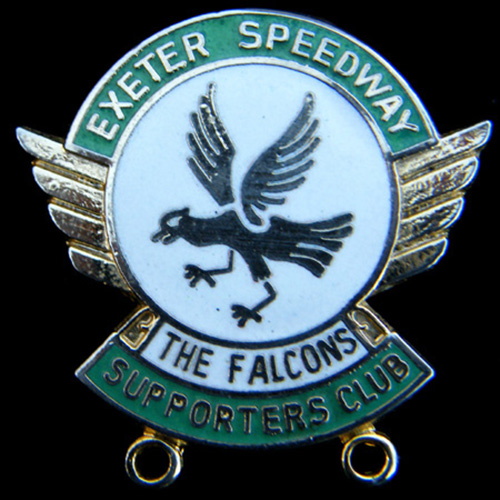 Exeter Speedway lapel badge