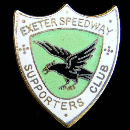 1970's Exeter Speedway Supporters Club Badge
