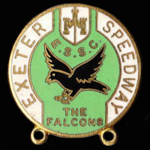 Exeter Speedway lapel badge