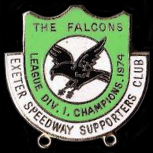 Exeter Speedway lapel badge