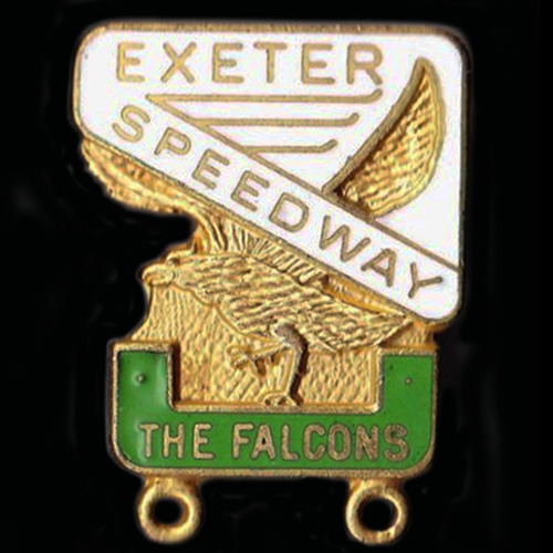 Exeter Speedway lapel badge