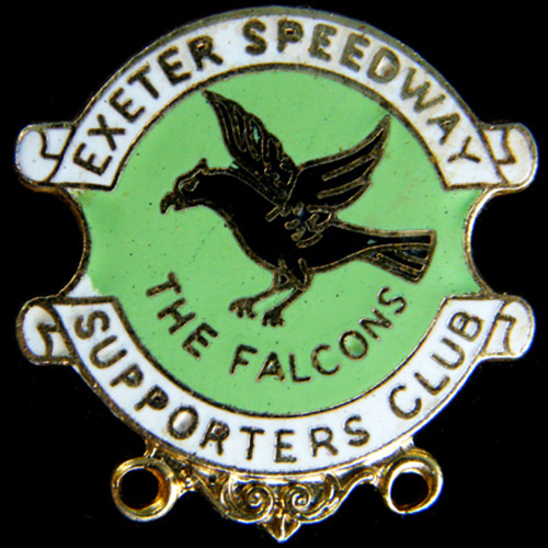 Exeter Speedway lapel badge