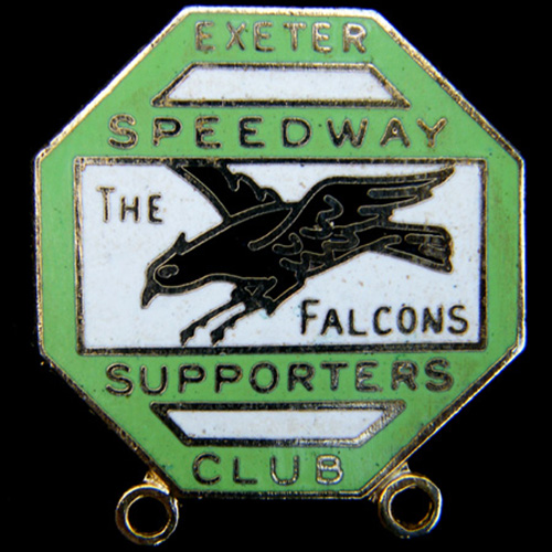 Exeter Speedway lapel badge
